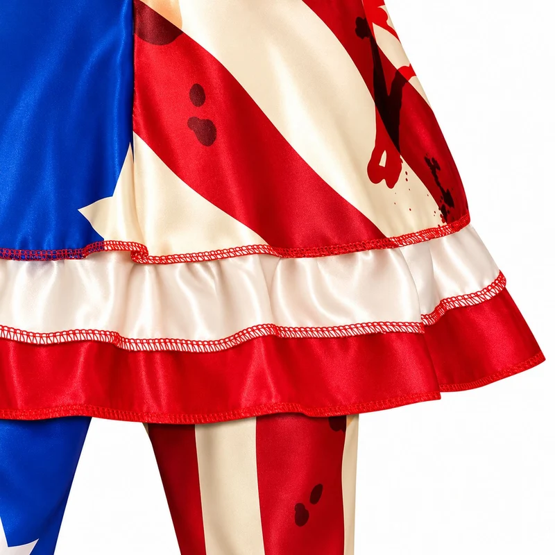 Halloween Kinderkostüm "Horror Clownin USA" | 2-tlg.