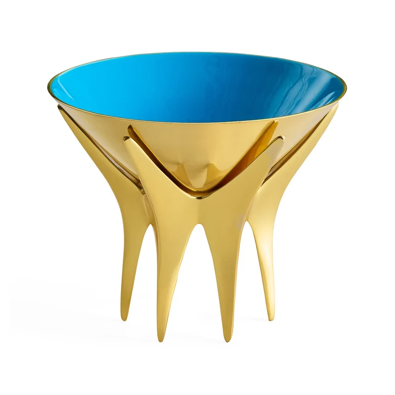 Mesing Bowl OSCAR L gold/blau