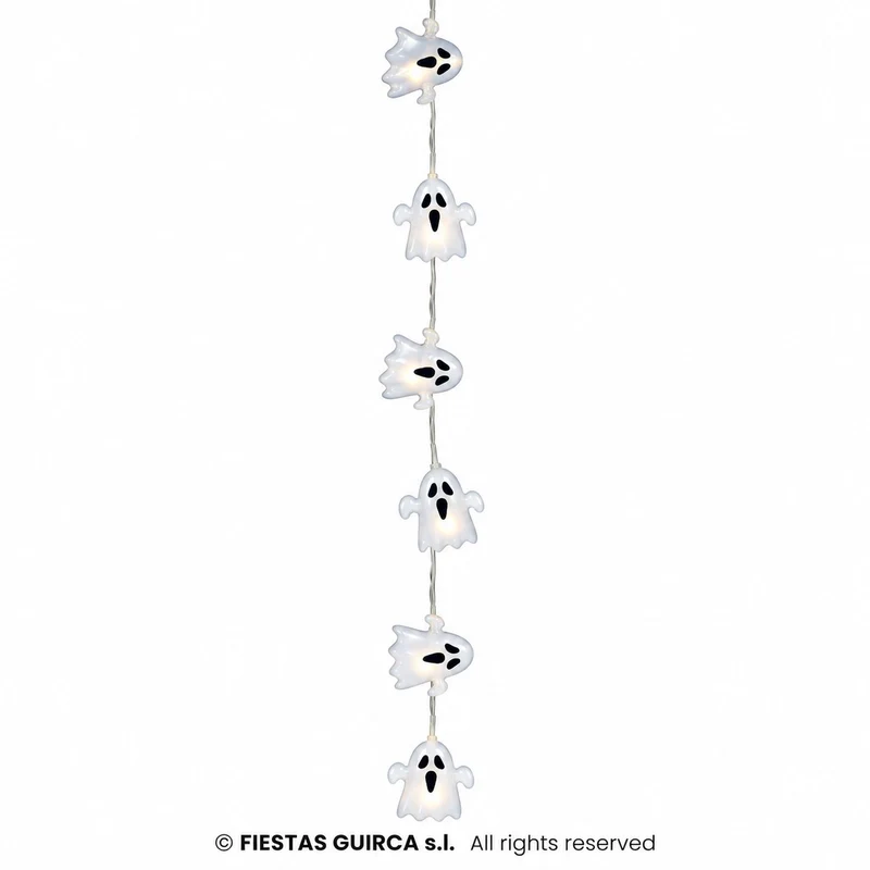"Gespenster" Lichterkette 120 cm | Halloween Dekoration