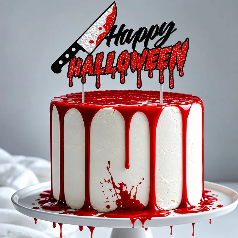 Kuchen Deko "Happy Halloween" | Cake Topper