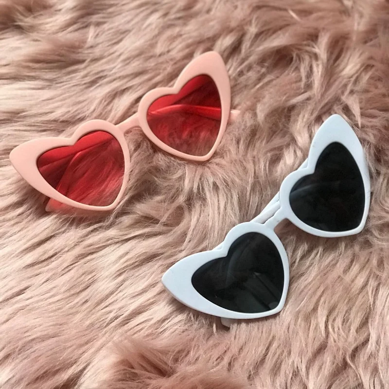 Retro Herzbrille (1 Stück)