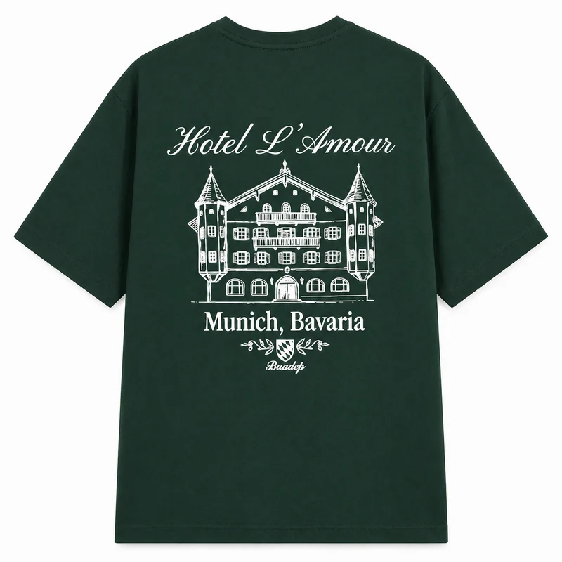 Hotel l'Amour T-Shirt grün