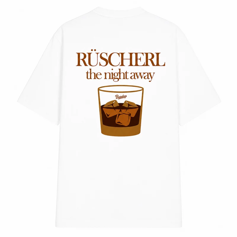 Rüscherl Club T-Shirt weiß