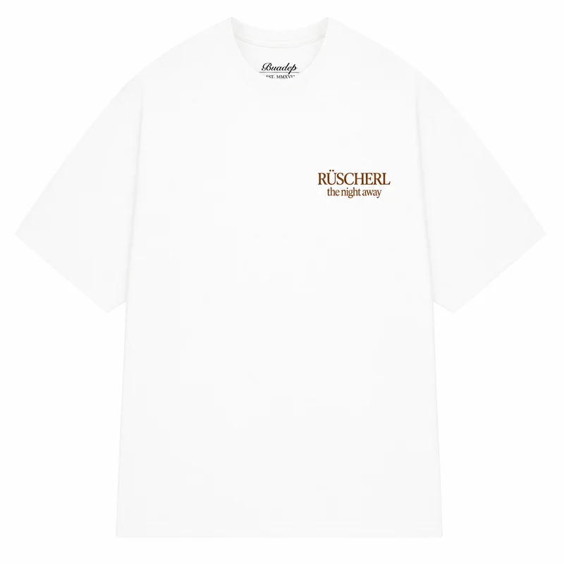 Rüscherl Club T-Shirt weiß