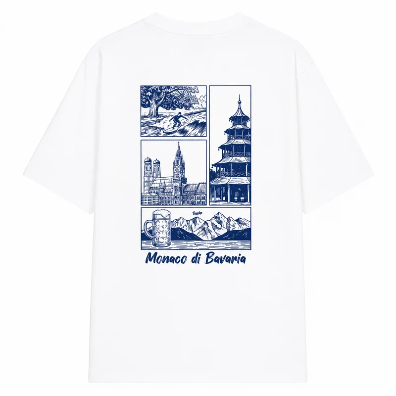 Monaco di Bavaria T-Shirt weiß