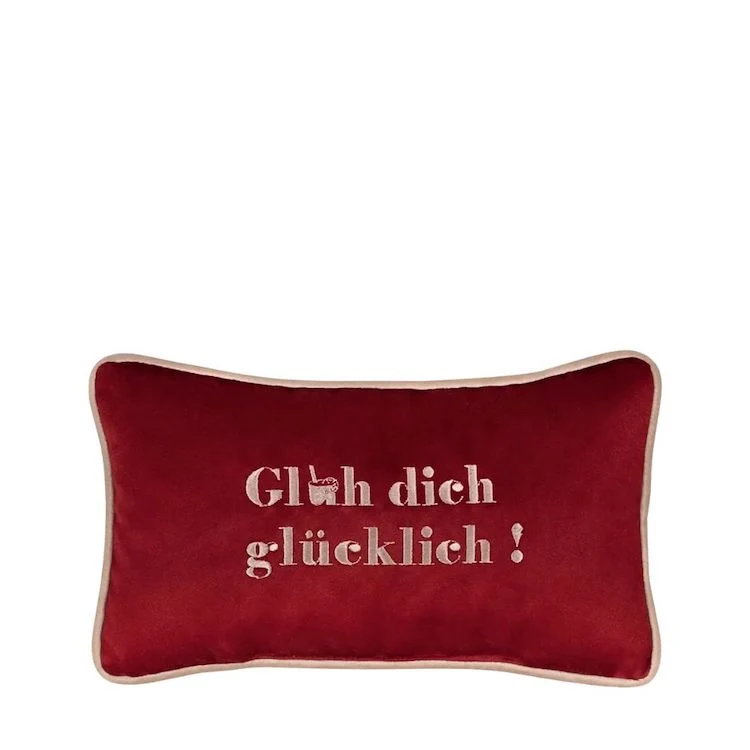 Pad Kissen PETITE Glüh dark red 18 x 32 cm