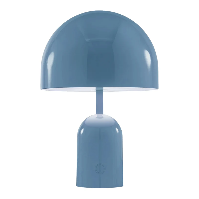 Bell Portable Tischleuchte Blau – Kabellose LED Designlampe