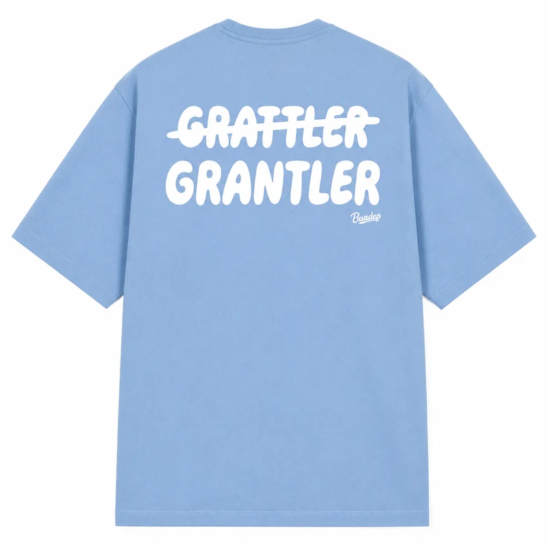 Grattler T-Shirt blau