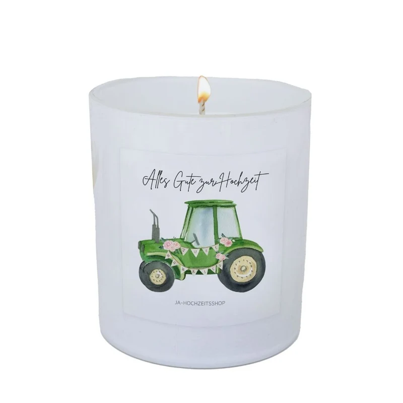 Geschenk Duftkerze zur Hochzeit (1 Stück)