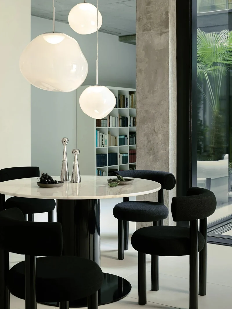 Fat Dining Chair - Schwarz (Kvadrat Hallingdal 65)