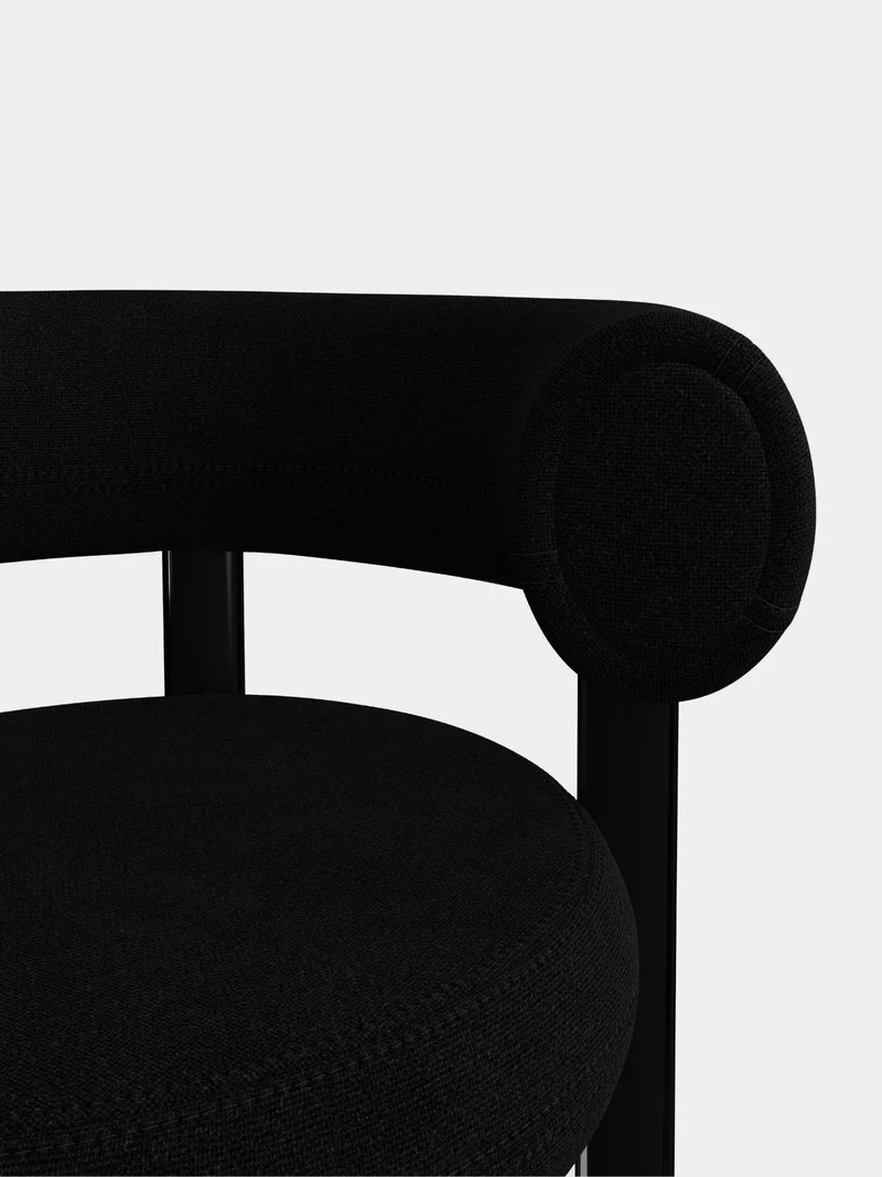 Fat Dining Chair - Schwarz (Kvadrat Hallingdal 65)