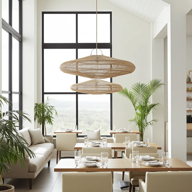 Rattan Lampenschirm Macaron