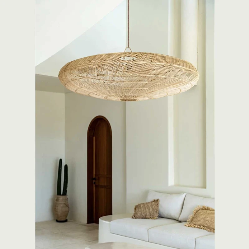 Rattan Lampenschirm Macaron