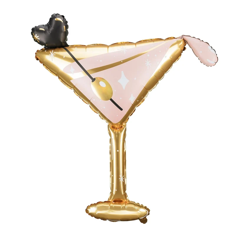 XL Folienballon Cocktailglas für die Fotobox