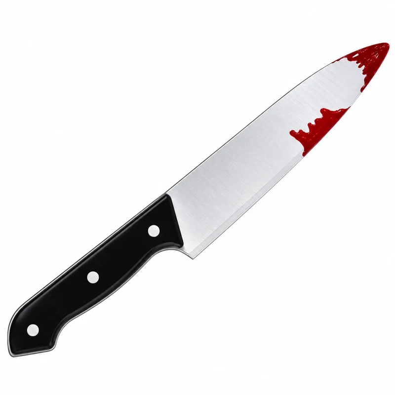 Blutiges Messer | 30 cm - Halloween Waffe