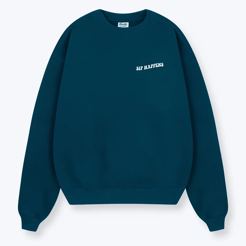 SIP HAPPENS SWEATSHIRTS - Midnight