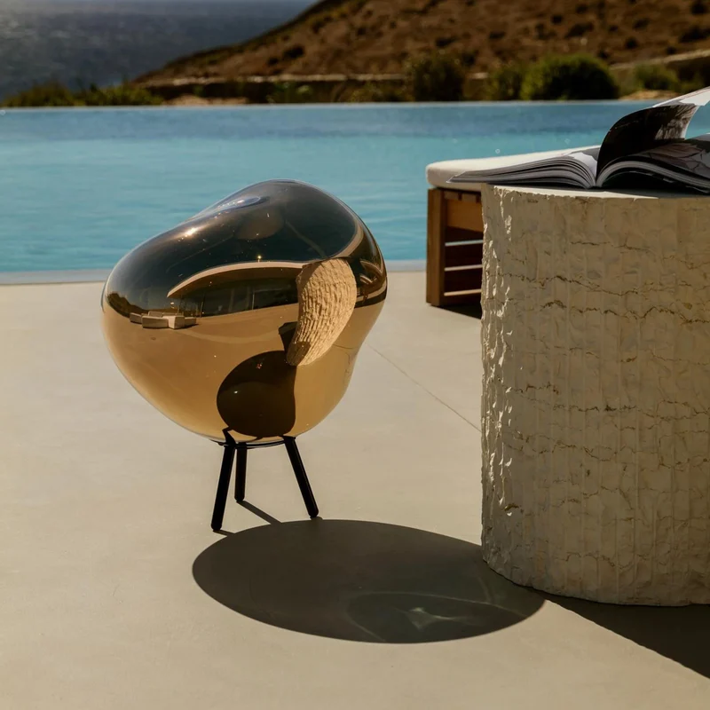 Melt Large Portable Light, goldfarbend, grosse Bodenleuchte