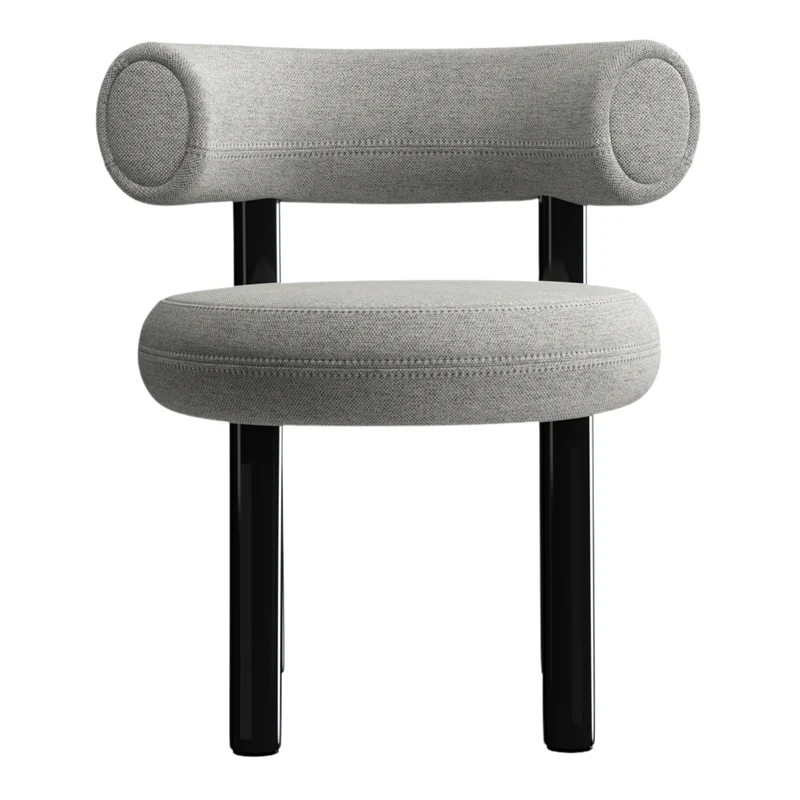 Fat Dining Chair - Hellgrau (Kvadrat Hallingdal 65)