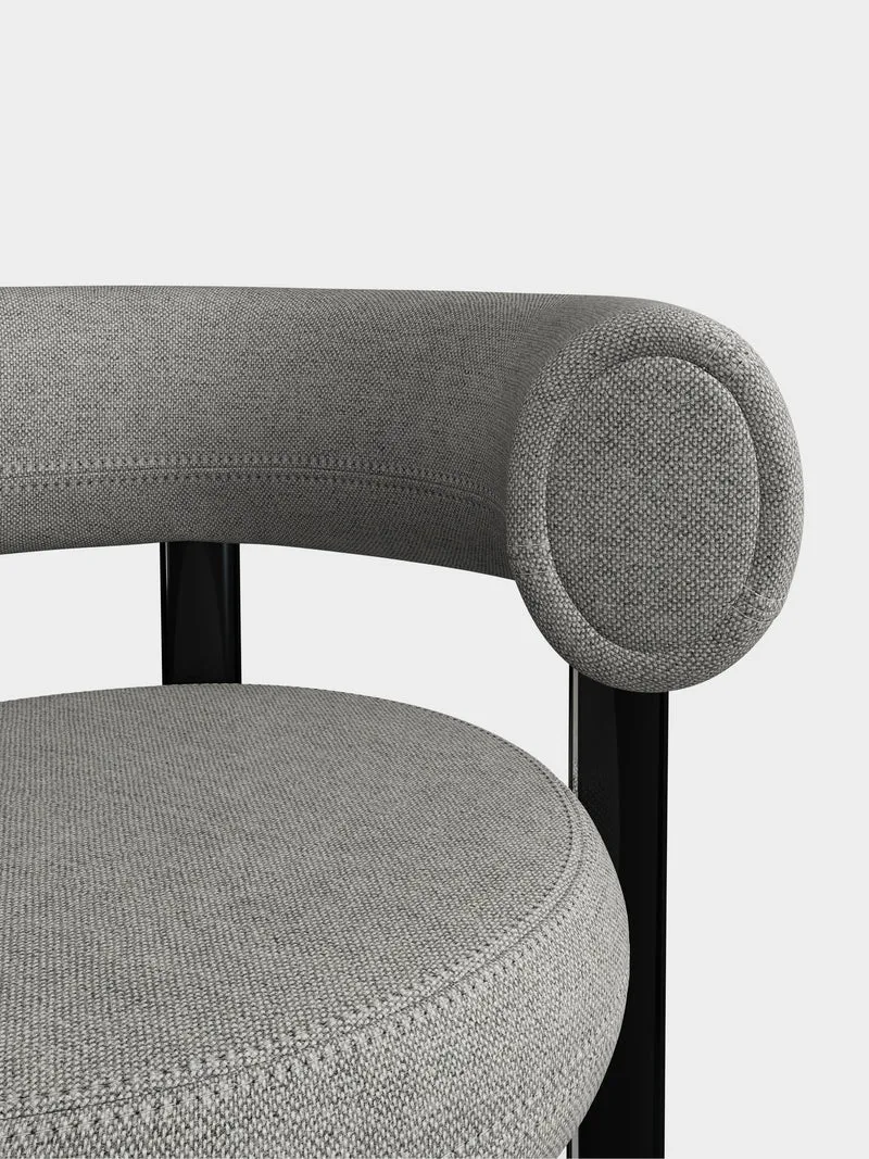 Fat Dining Chair - Hellgrau (Kvadrat Hallingdal 65)