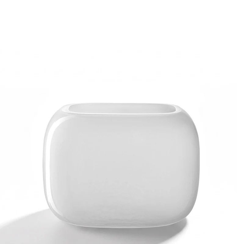 Vase MILANO weiß 13 cm x 18 cm x 14 cm