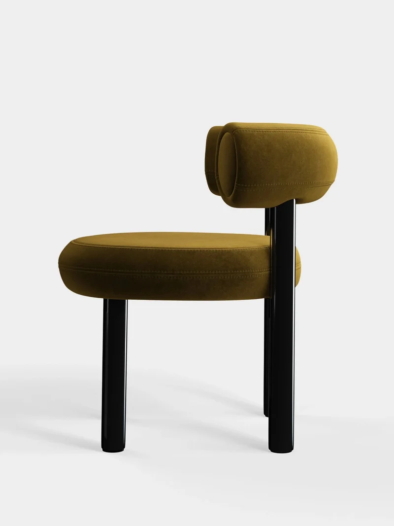 Fat Dining Chair - Grün (Forest Royal Velvet)