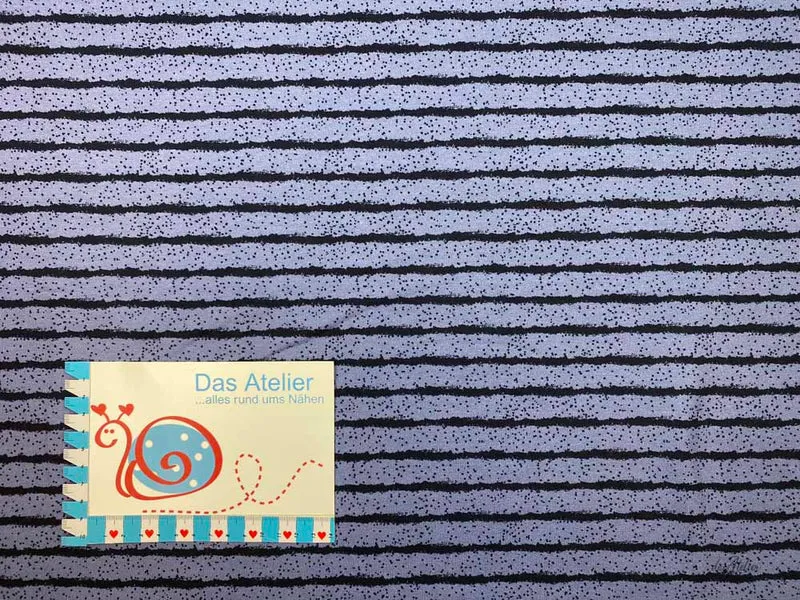 BW-Jersey Stripes, dkl.blau/jeansblau