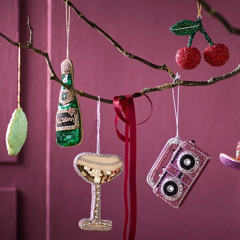 HANG ON Baumanhänger Pailletten Cheers