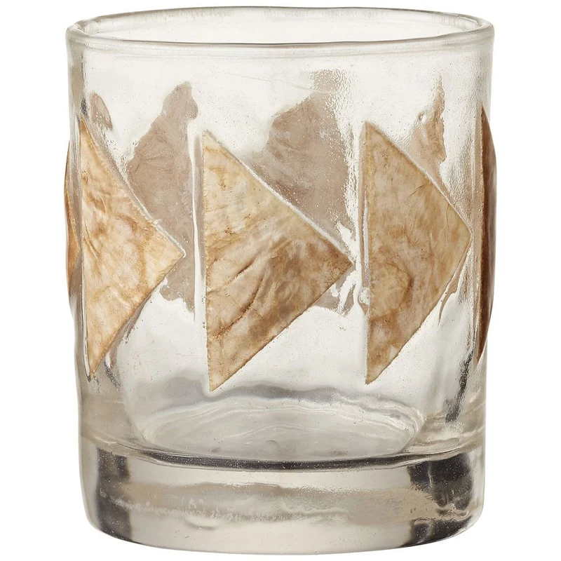 Teelichthalter ADINA Windlicht Glas Muschel Handmade LENE BJERRE
