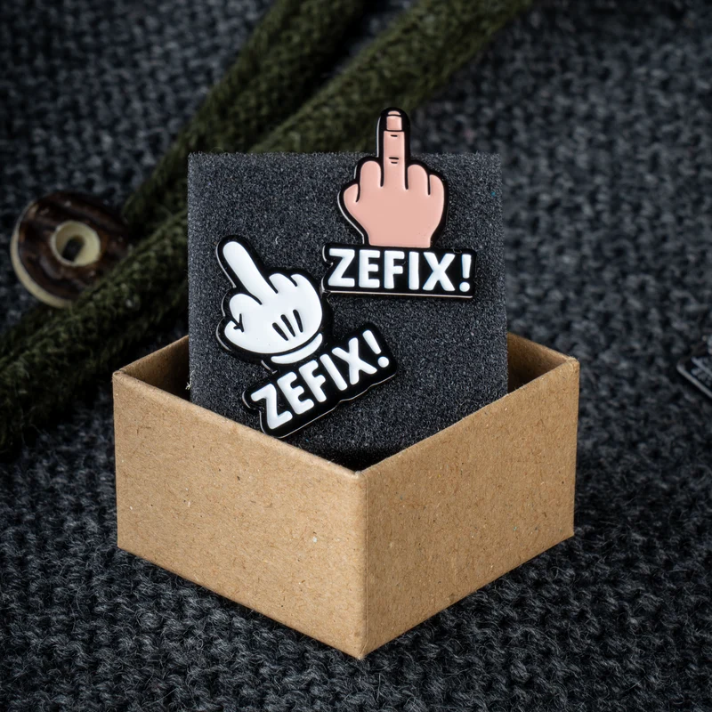 2er Set Pins Zefix