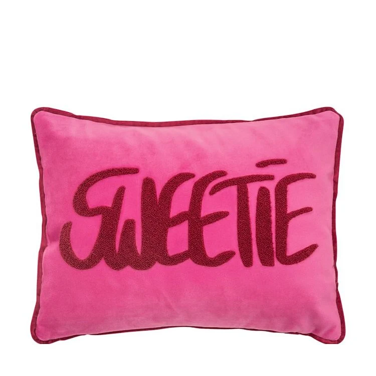 Pad Kissenhülle LETTERS Sweetie pink 30 x 40 cm