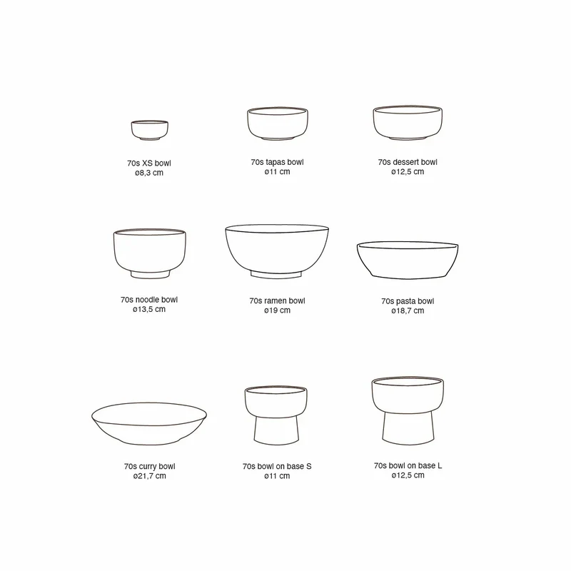 70s Ceramics Noodle Bowl - HKliving