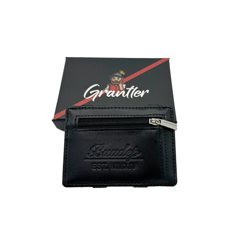 Grantler Geldbeutel schwarz - Lederhosen Wallet