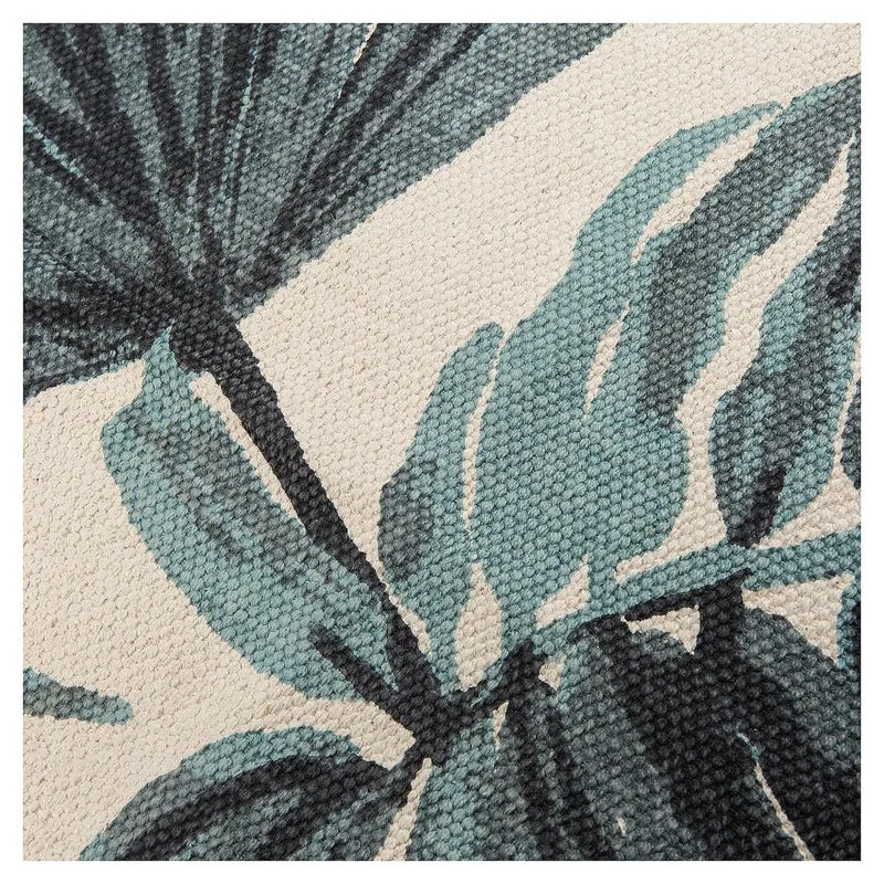 Teppich HAVANNA Printteppich bedruckt Fächerpalme 150x90 cm GoodWeave-zertifiziert