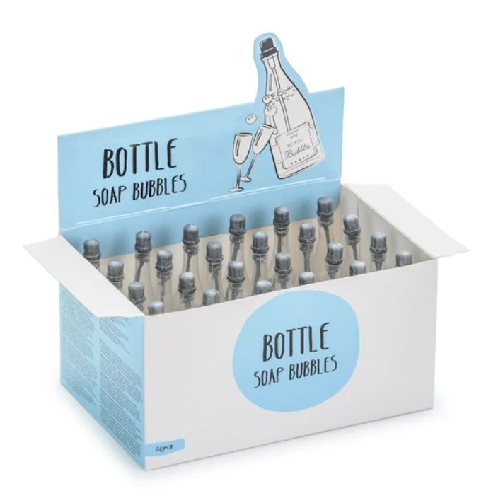 Seifenblasen Champagner Flasche (24 Stück)
