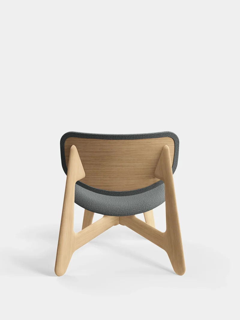 Slab Lounge Chair | Wohnzimmer Loungestuhl in grau