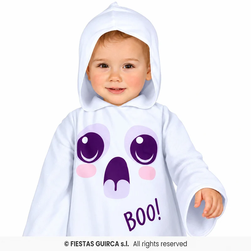 Halloween Babykostüm "Kleiner Geist" für Kinder | Weiß