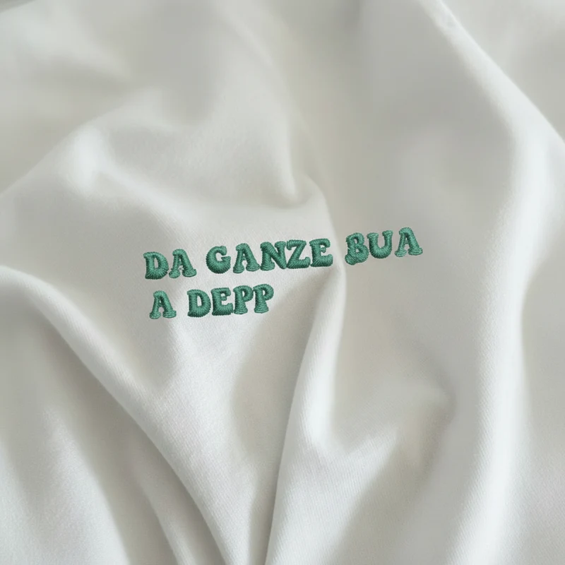 Da ganze Bua a Depp – Stick T-Shirt grün