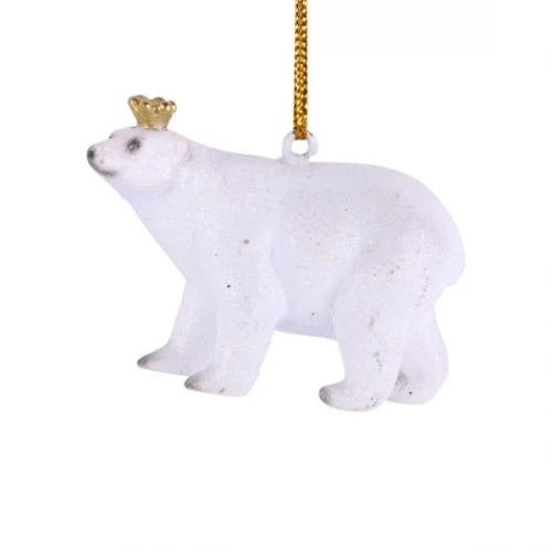 Eisbär Anhänger ☆ Polarbär Baumschmuck Weihnachtsschmuck 5x2x4 cm