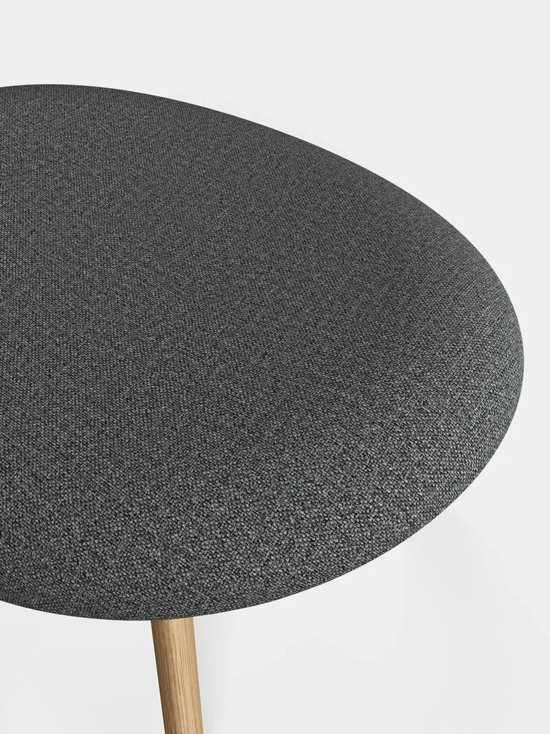 Slab Ottoman | Wohnzimmer Lounge Hocker in grau