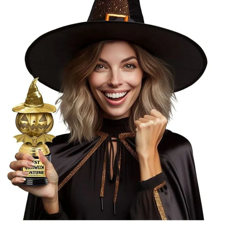 Halloween Trophäe Kürbis "Bestes Kostüm" | 22 cm