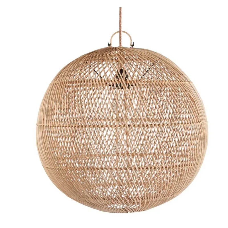 Rattan Lampenschirm Bubble