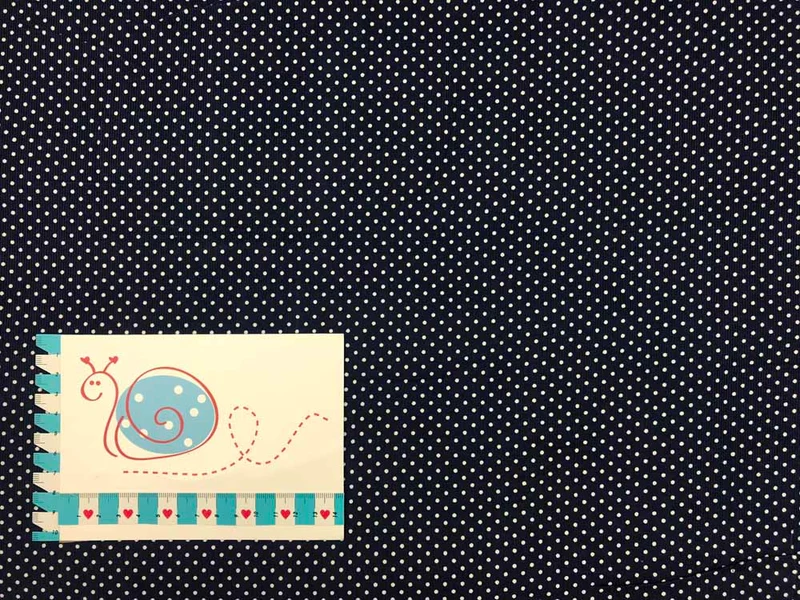 Cord Babycord Tupfen, dkl.blau