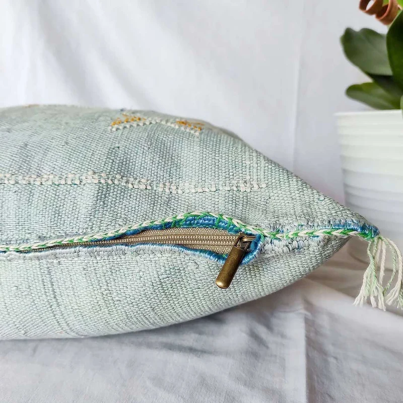 Boho Kissen aus Kaktus Seide
