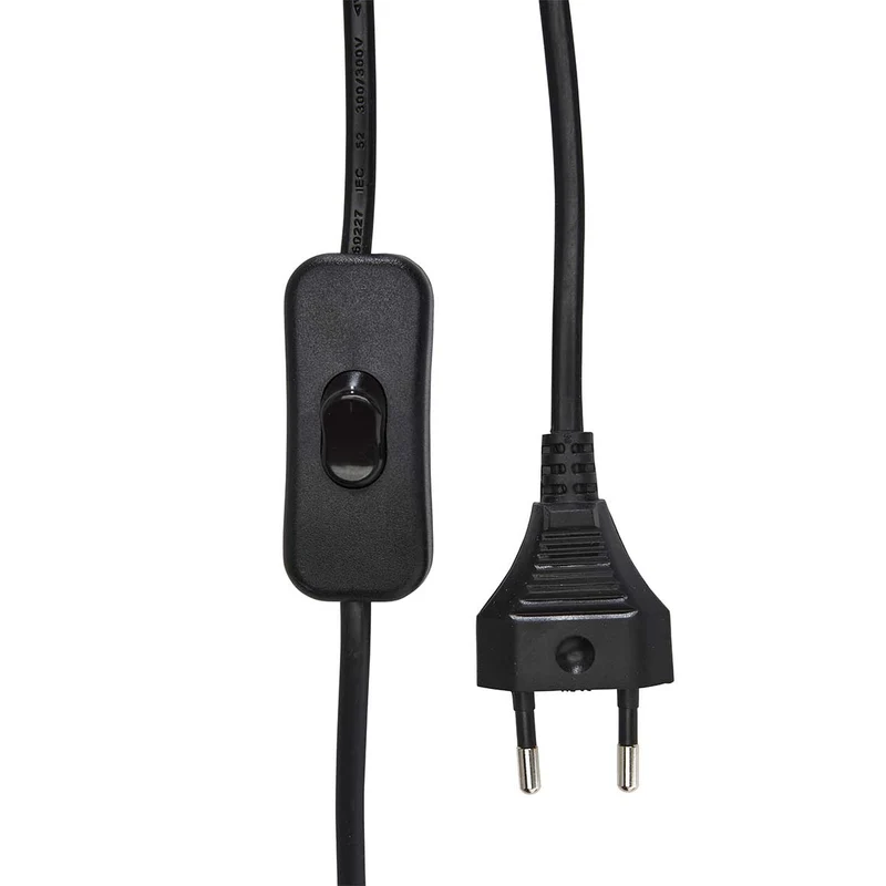 Schwarze Wandlampe