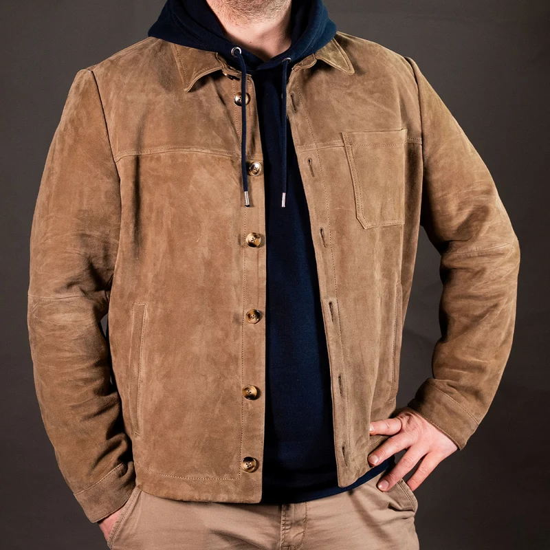 Datschi Trachten Lederjacke Rene Cargojacke