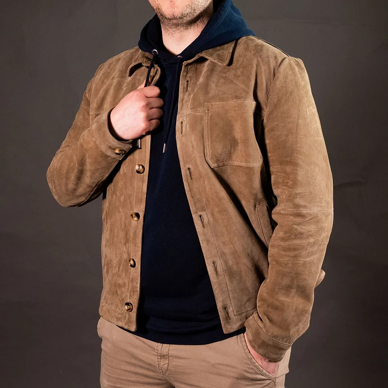 Datschi Trachten Lederjacke Rene Cargojacke