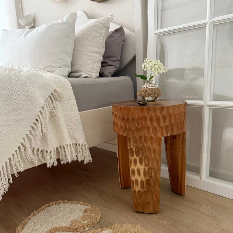 Hocker Holz PARAMO Natur