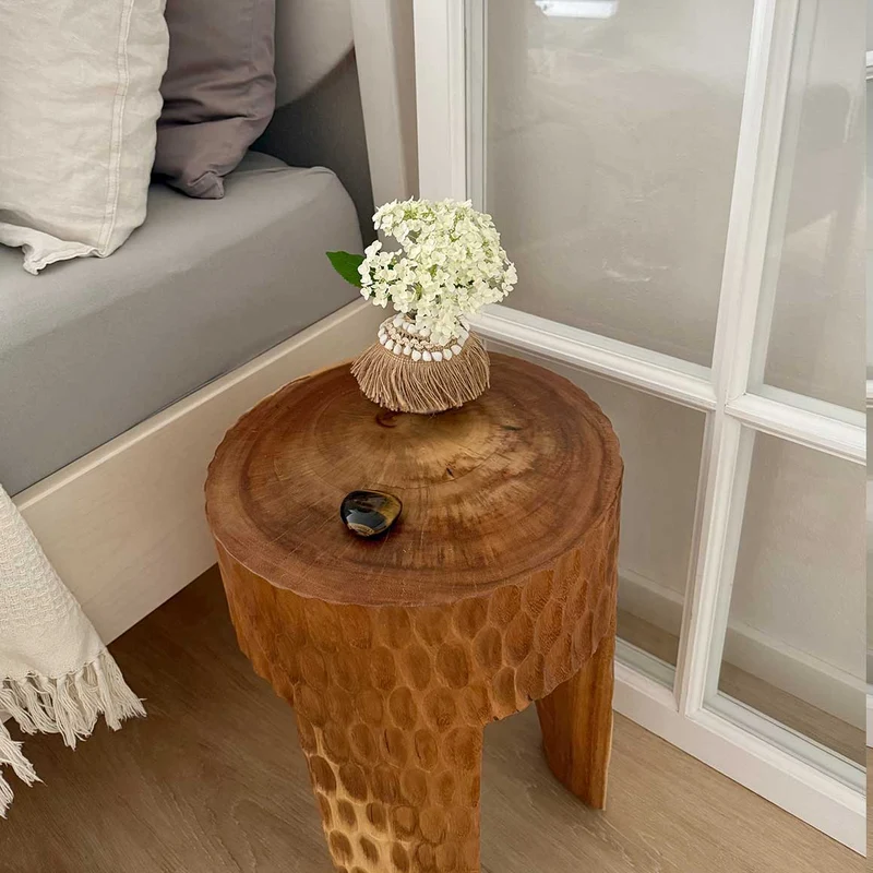 Hocker Holz PARAMO Natur