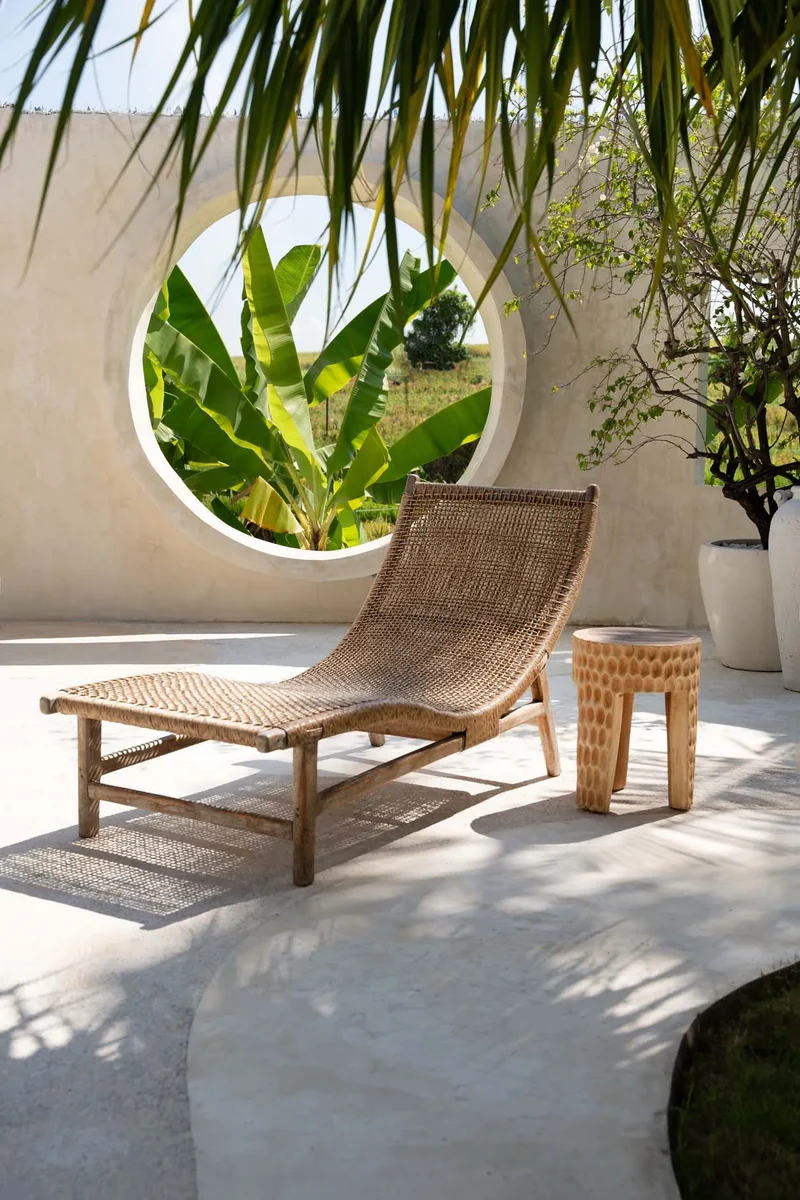 Hocker Holz PARAMO Natur