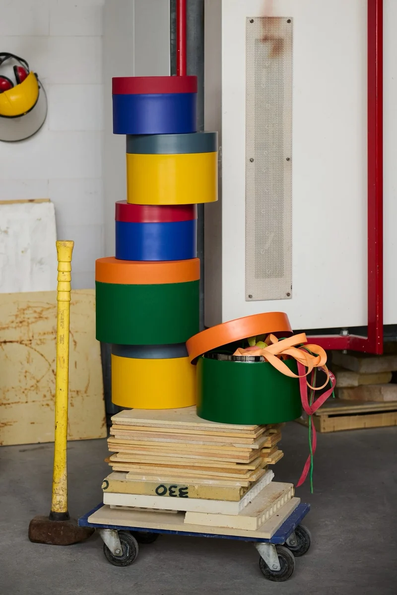 Round Metal Caps and Jars – Aufbewahrungsdosen Set aus Metall in Multicolor (3er-Set)